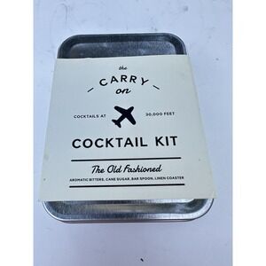 Carry Cocktail Kit Old‎ Fashioned Wheels Up NEW